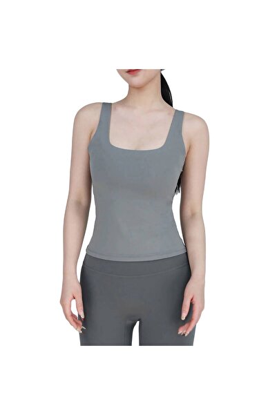 ikomteks Tricou de bază cu guler pătrat pentru femei