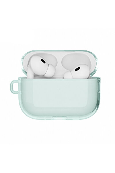 Mutural حافظة متوافقة مع AirPods Pro 3، غطاء سيليكون من سلسلة Ice Colour مع م...