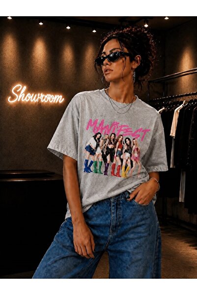FAEL LİFE Unisex Oversized T-Shirt with Manifest Print