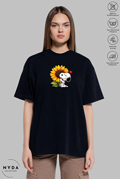 Nyda Collections Unisex majica kratkih rukava sa okruglim izrezom, sa printom...