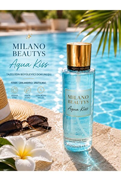 MİLANO BEAUTYS Vücut Spreyi Aqua Kiss Body Mist