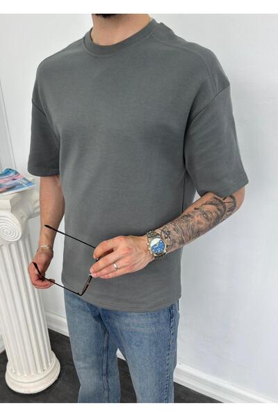 Steelmen Wear Parçalı Dubleface Krop Tişört