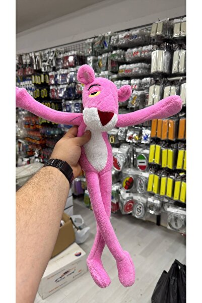 KUZEY AKSESUAR Pembe Panter Oyuncak Oto Dekor Yumuşak Esnek