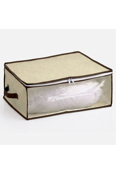 OEM Husă depozitare haine, 50x35x20 cm, cu fereastră mare și fermoar, organiz...