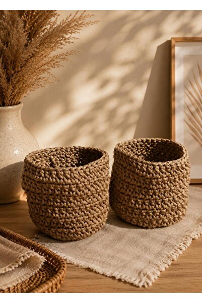 Sonmin Sepet saksılık el örgüsü
