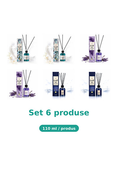 Golf Set 6 Produse Golf, Mix 2x Angel, 2x Lavanda, 2x Bosphorus Dream