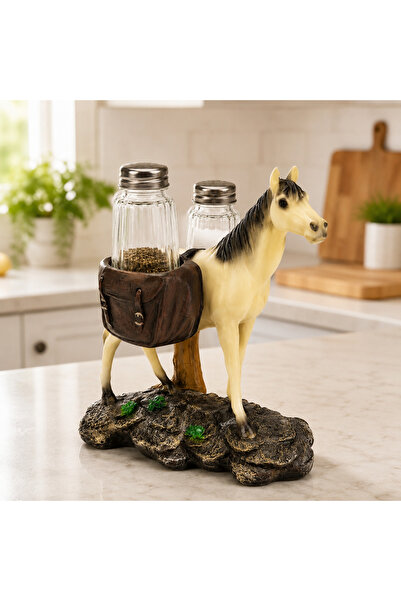 hediyeconcepti Decorative Figured Salt and Pepper Shaker Set – Polyester Spic...