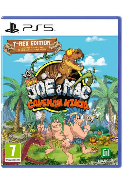Microids Νέο Τζο & Μακ: Έκδοση Caveman Ninja T-Rex Παιχνίδι για PS5