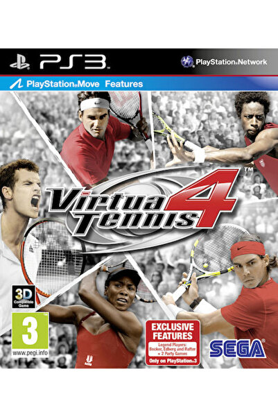 SEGA Virtua Tennis 4 Παιχνίδι PS3 (Μεταχειρισμένο)