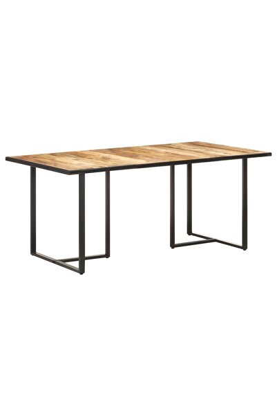 vidaxl Masă de bucătărie, 180 cm, lemn de mango nefinisat