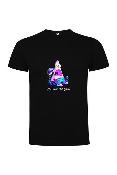 iLovePrints Galactic Starry Patrick Tshirt