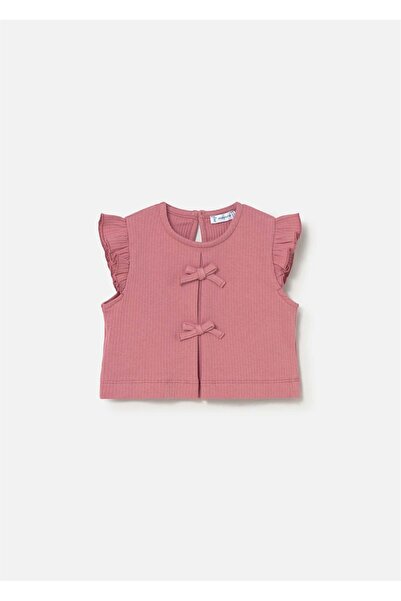 MAYORAL Baby Girl Bow T-Shirt Pink 1089