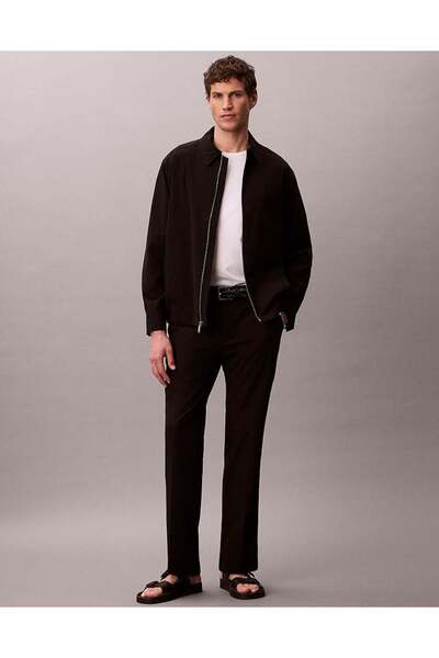 Calvin Klein Jeans STRAIGHT SEERSUCKER HALF ELASTIC ERKEK YARI ELASTİK DÜZ PA...