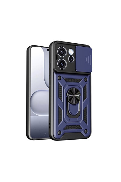 m.tk moveteck Oppo Reno 15 Pro Uyumlu Kılıf Kamera Korumalı Sürgülü Yüzüklü A...