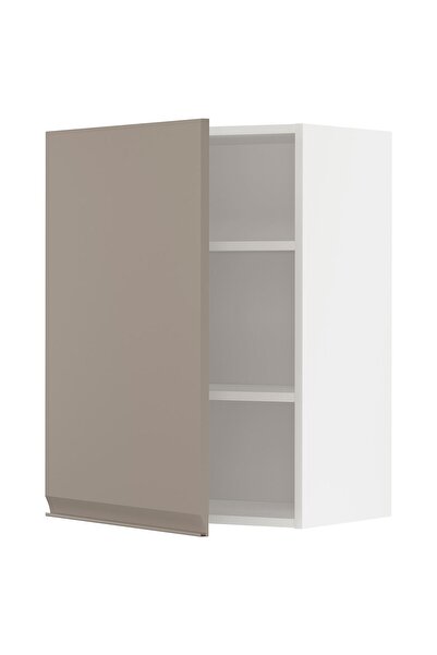 IKEA METOD Mutfak Duvar Dolabı UPPLÖV mat koyu bej, G60.0 x D38.6 x Y80.0 cm ...