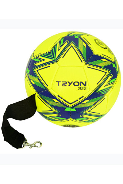 TRYON كرة قدم ساكاراك رقم 5 باللون الأصفر والأزرق الداكن