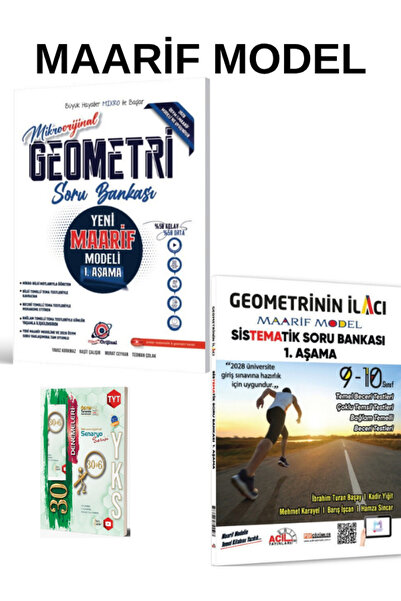 Acil Yayınları 2028 Model Orijinal Mikro TYT Geometri ve Geometrinin İlacı Ma...