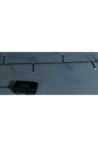 Generic 200 λαμπάκια LED σε σειρά μπαταρίας, 15 m, πράσινο καλώδιο, 8 προγράμ...