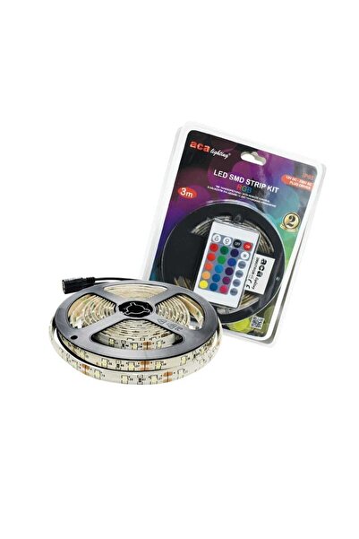 Aca 3m ταινία LED, RGB,12V, με τηλεχειριστήριο και driver, 6W/m
