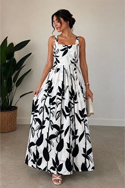 Marka Giyim Woven Patterned Dress