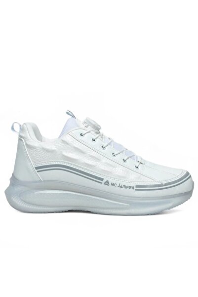 Shubuu Men's White Thick Sole Daily Walking Sports Shoes Sneaker Air Zoom Sol...