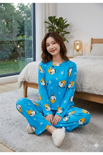 Silona Homewear Komplet pidžama dugih rukava Duck Supersoft Basic