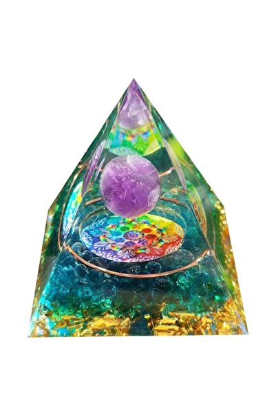 JeiibrZui Piramidă Orgon Decorativă, JeiibrZui, Rășină/Cristal, Reducerea Str...