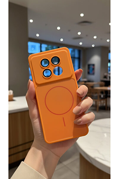 TechTrove Redmi Note 15 İçin Uyumlu Manyetik Şarj Destekli Darbe Emici Lens K...