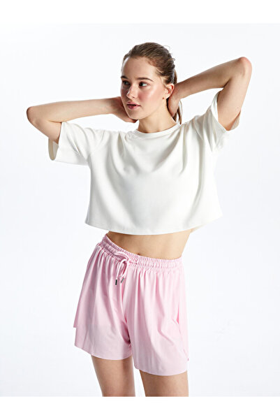 LC Waikiki Crew Neck Crop Women's Sports T-Shirt