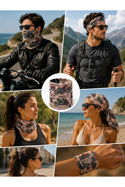 Bandana قناع وجه متعدد الوظائف للرجال والنساء من بوف للاستخدام في الهواء الطلق