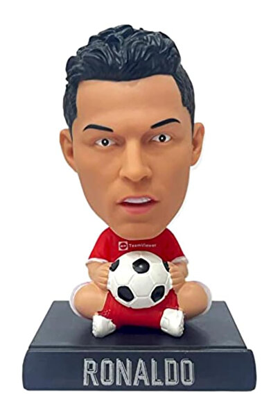 HOME MODE Ronaldo Figure Limited Edition Bobblehead with Mobile Holder for Ca...
