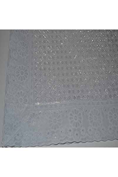 ERKSOLHOME LACE LÜX PVC KAPLAMALI DANTEL KENARLI MASA ÖRTÜSÜ