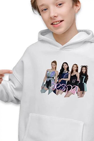OEM Παιδικό Φούτερ για Αγόρια Aespa Πάρτι K-pop Εμπορεύματα