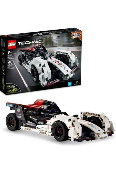 LEGO Technic Formula E Porsche 99X Electric 42137 Model Building Kit; Pull-Ba...