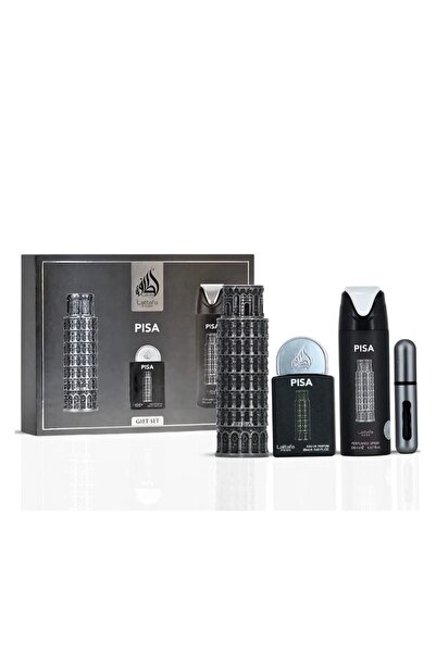 lattafa مجموعة هدايا برايد بيسا |   مجموعة من 3 قطع (عطر 100 مل + عطر 20 مل +...