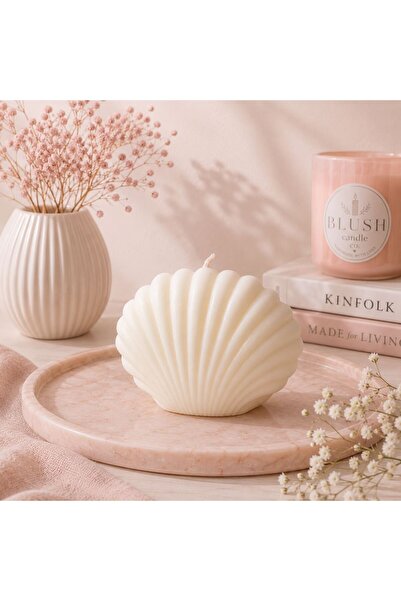 İstiridye Mum - Blush Candle