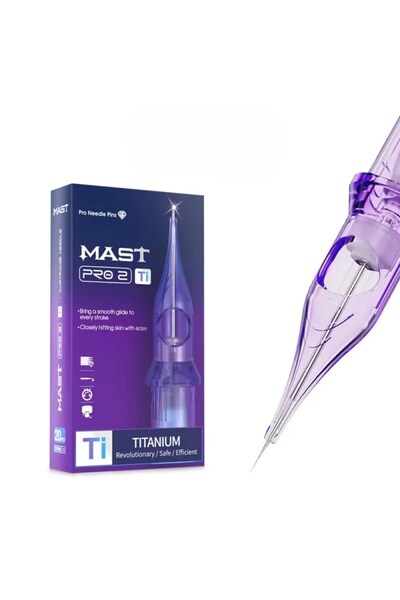 Dragonhawk Mast Pro 2 Titanium 1001 RL 1 RL 0.30mm Round Liner Long Taper Kar...