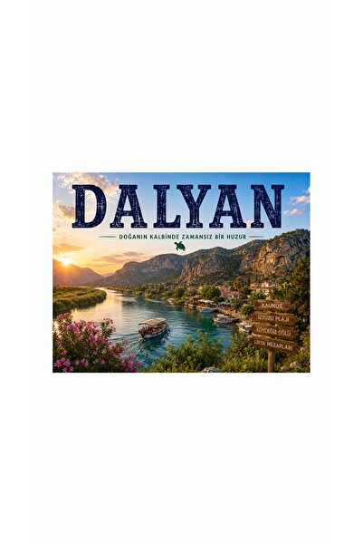 Gokco Buzdolabı Süsü Magnet Dalyan Magnet