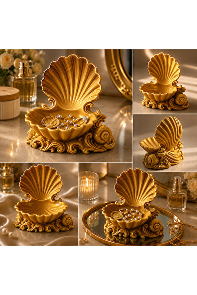 farist Seashell Jewelry and Gem Organizer – Decorative Oyster Design – 3D Pri...