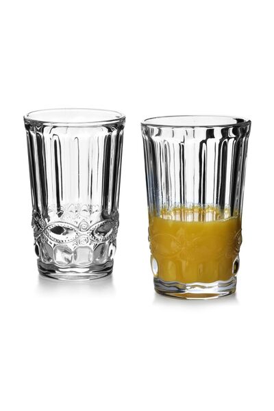 MONDEX Pahare de băut din sticlă, design Affek de Elise, 350 ml, 8 x 12,5 cm,...