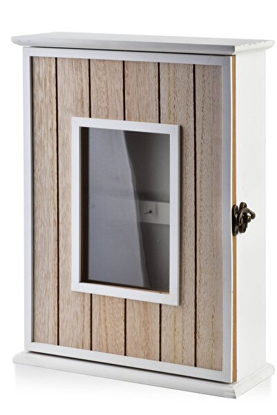MONDEX Cutie pentru chei din lemn STACY 22x8x29.5 cm 6 cârlige