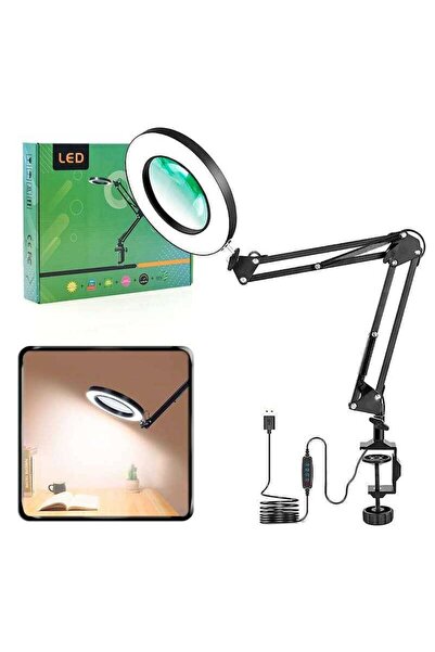 ACP Επιτραπέζιος μεγεθυντικός φακός με φως LED x5 USB