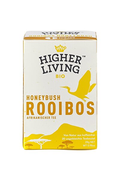 HIGHER LIVING Ceai Rooibos Honeybush 20 plicuri,