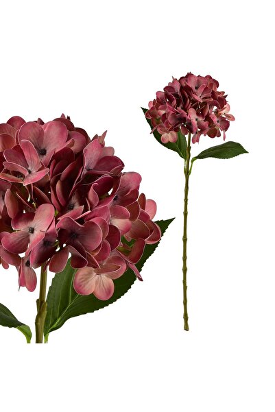 MONDEX Floare artificială Prima Viridis Hortensie 60 cm O singură tulpină