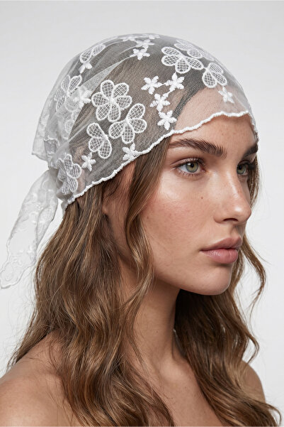Alice İsstanbul Lace Bandana&Shawl 90cm