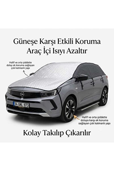 GARD OTO OTO GÜNEŞLİK ARAÇ DOLU BRANDASI 4 MEVSİM HER HAVA ŞARTINA DAYANIKLI ...