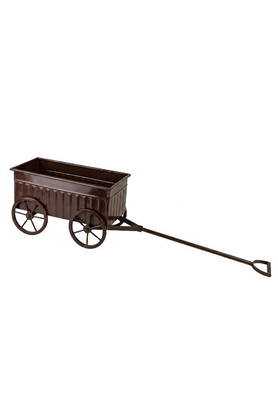 MONDEX Cărucior decorativ Prima ROGER 38x22x22 cm Ciocolată 1 buc.
