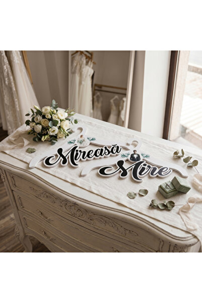 Bello Carino High quality decoration products Set 2 umerașe nuntă Mire & Mire...