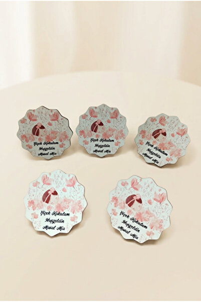 Bebek Ahşap Magnet Hediyelik