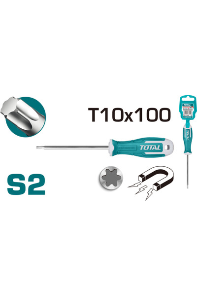 TOTAL Surubelnita Torx-TX T10 - 5.0mm - 100mm